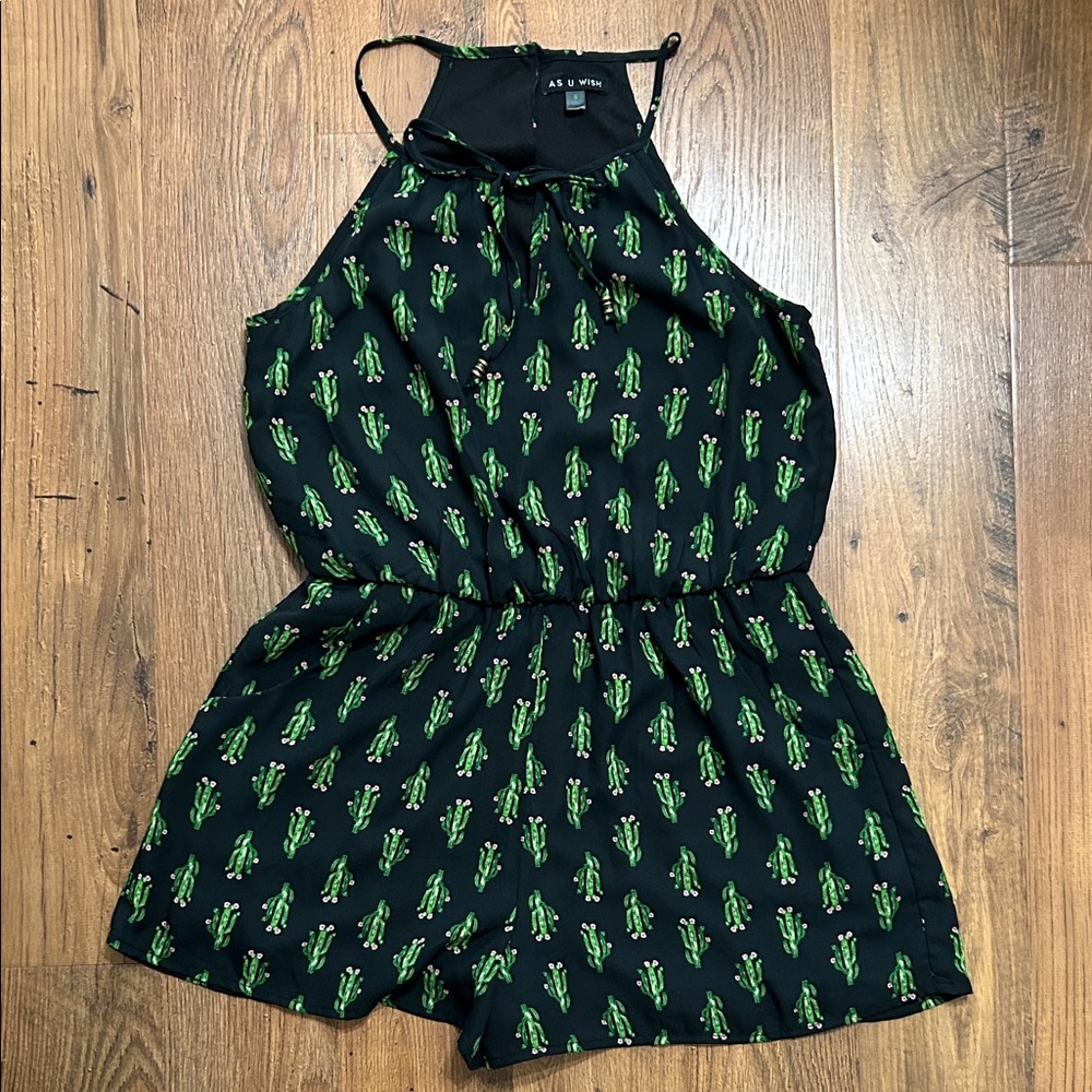 Like new As U Wish Cactus Romper